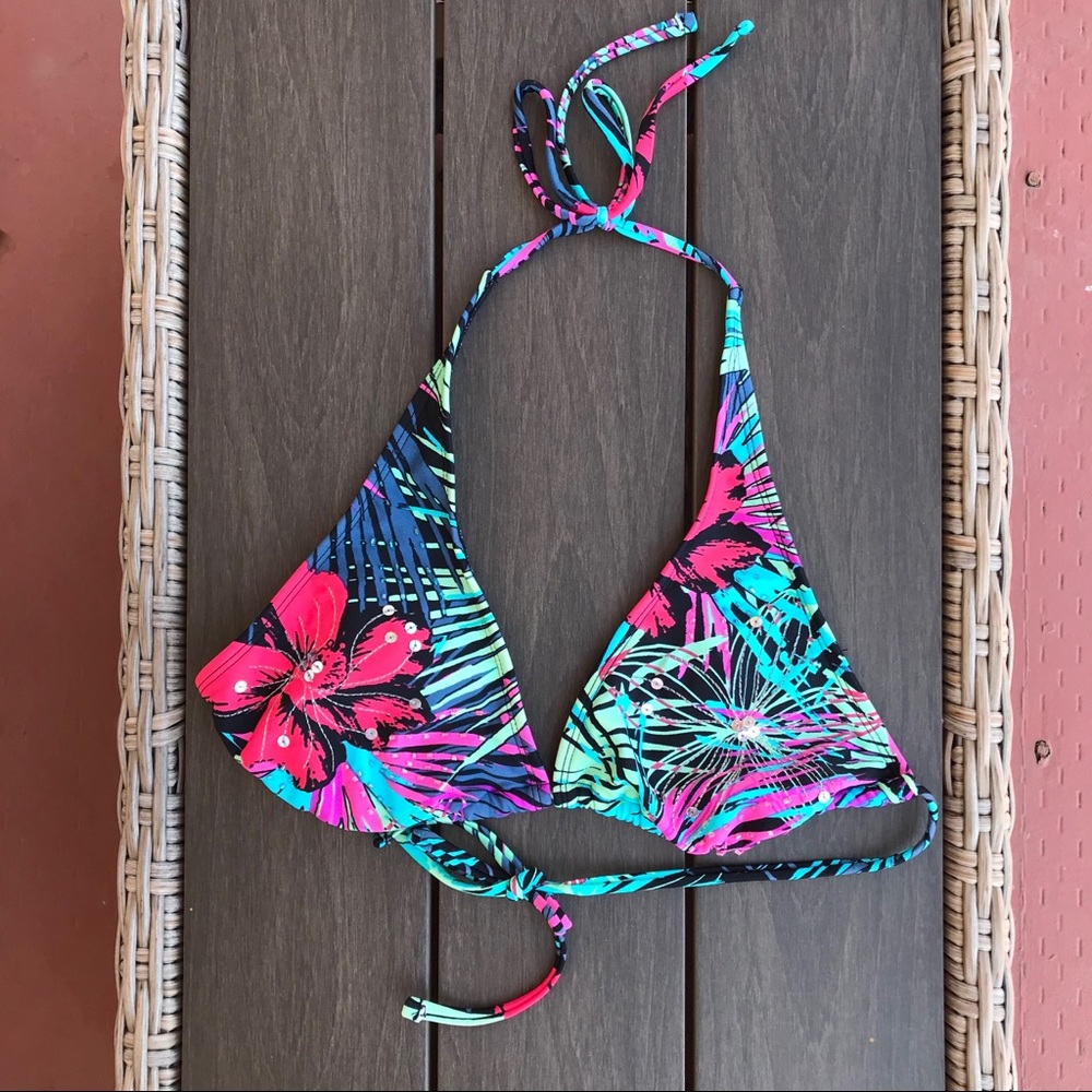 SUMMER SALE‼️Tropical Bikini Top, Small
